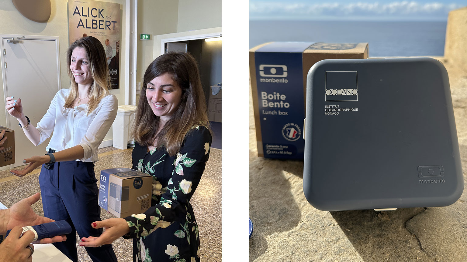 Distribution de bentos et couverts RSE aux collaborateurs de l'Institut et du Musée